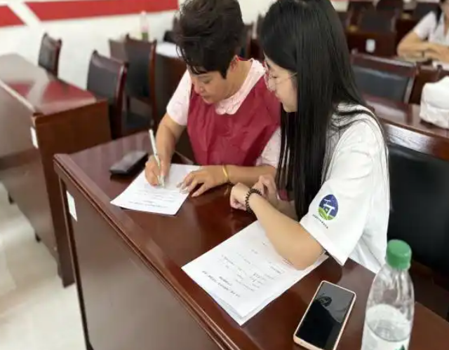 村庄教育公益小讲堂环绕身体健康教育传统文明科普普法